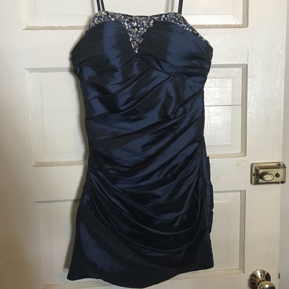 NWT XS Mini Formal Dress W/JewelDetail by Narianna